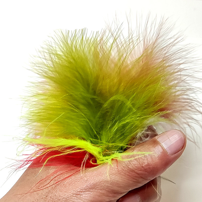 Fishing Lure Spoon - 50 penas de marabu de peru