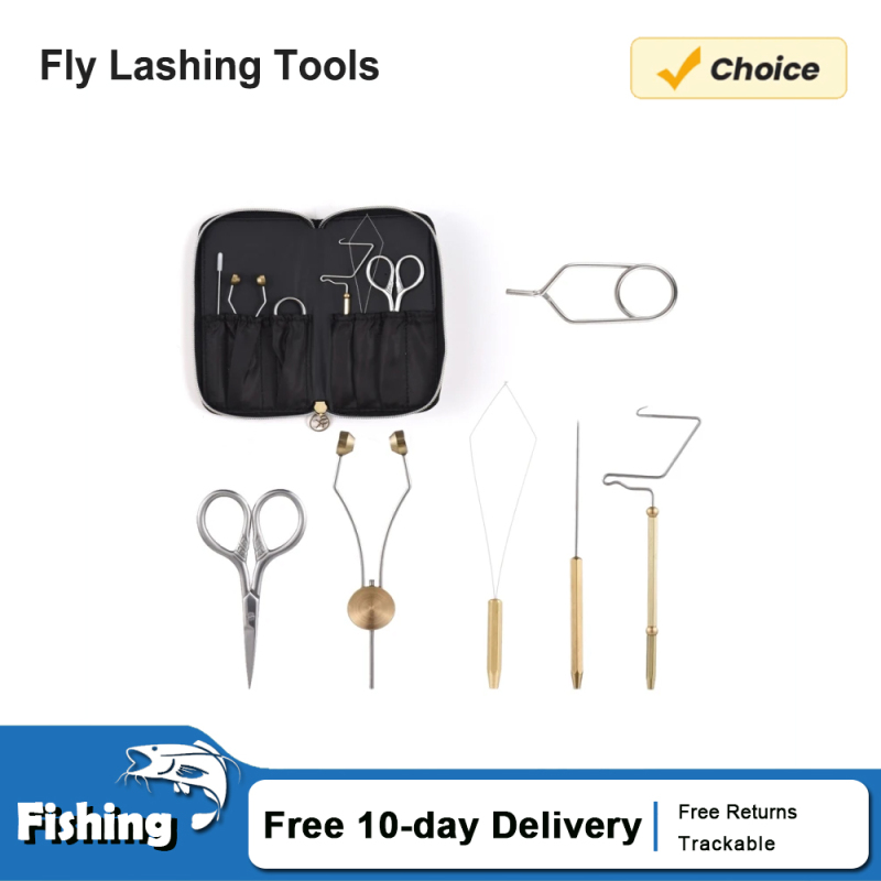 Fishing Lure Kit - Aço inoxidável Fly Tying Tools Kit