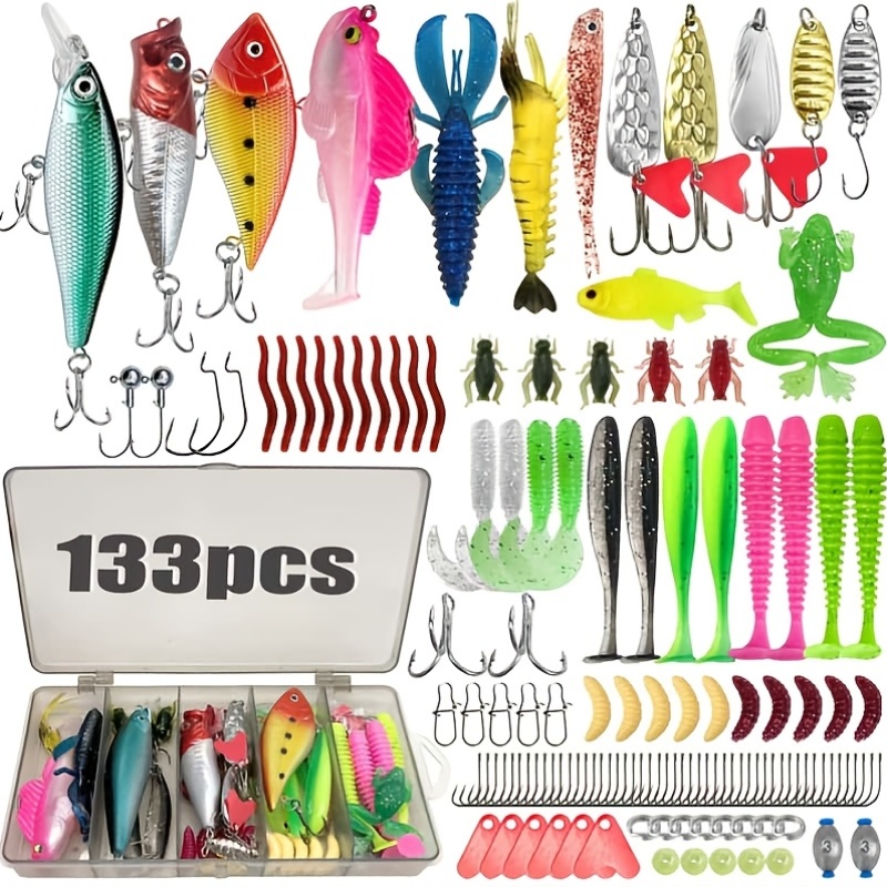 Kit de 133 Peças de Iscas de P - Fishing Lure Jig avaliação e preço