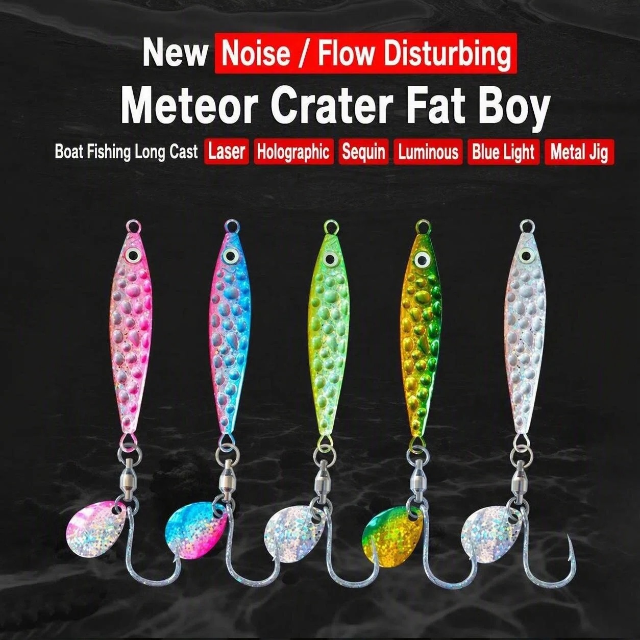 Isca de Pesca Metálica UV Lase - Fishing Lure Spoon avaliação e preço