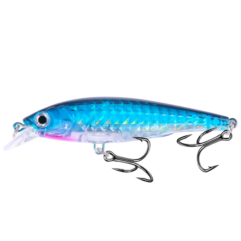 1pc minnow conjunto de isca de - Fishing Lure Jerkbait avaliação e preço