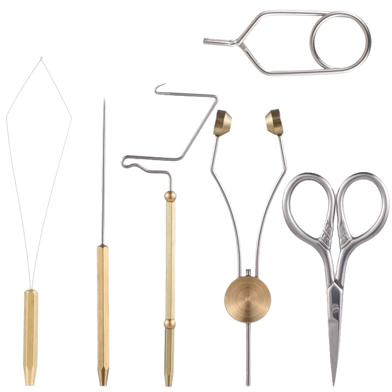 Aço inoxidável Fly Tying Tools - Fishing Lure Kit avaliação e preço