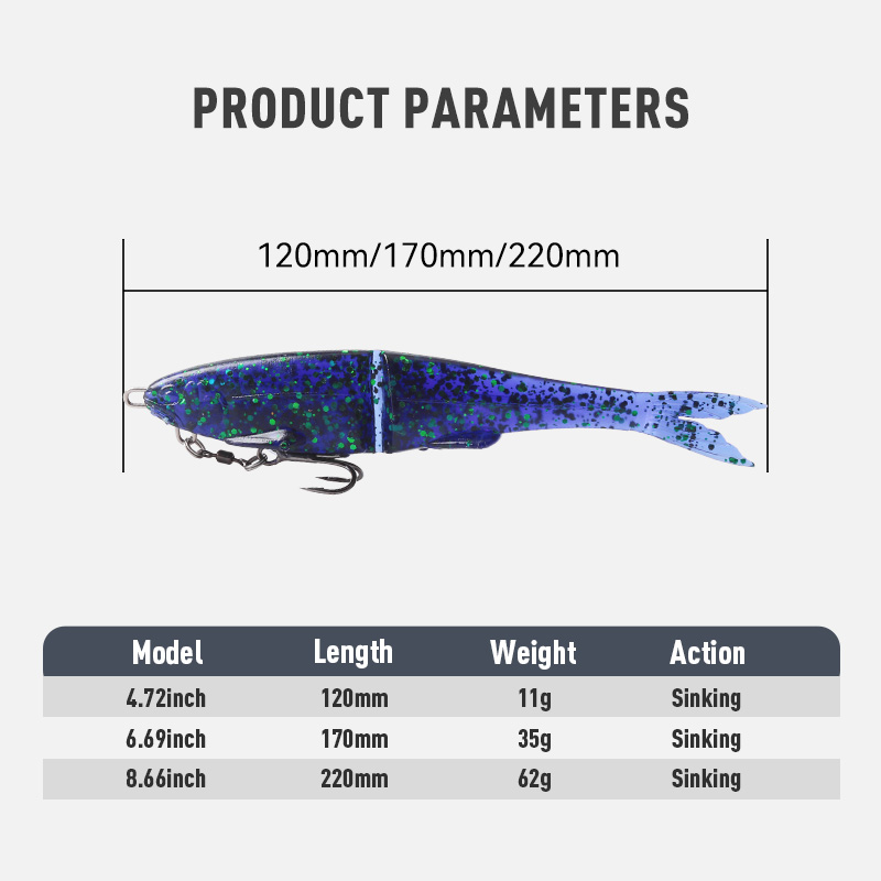 1 unidade de Isca Artificial M - Fishing Lure Swimbait avaliação e preço