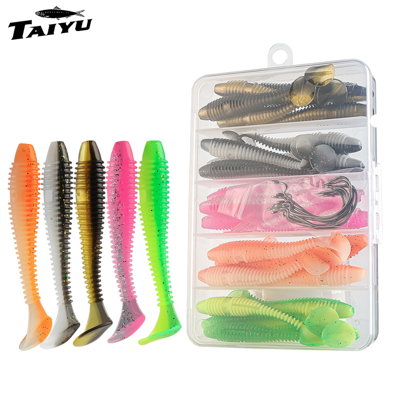 TAIYU Conjunto de 25/35 Iscas  - Fishing Lure Swimbait avaliação e preço